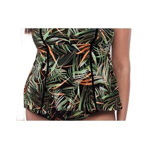 NEW ELOMI amazonia tankini top in khaki